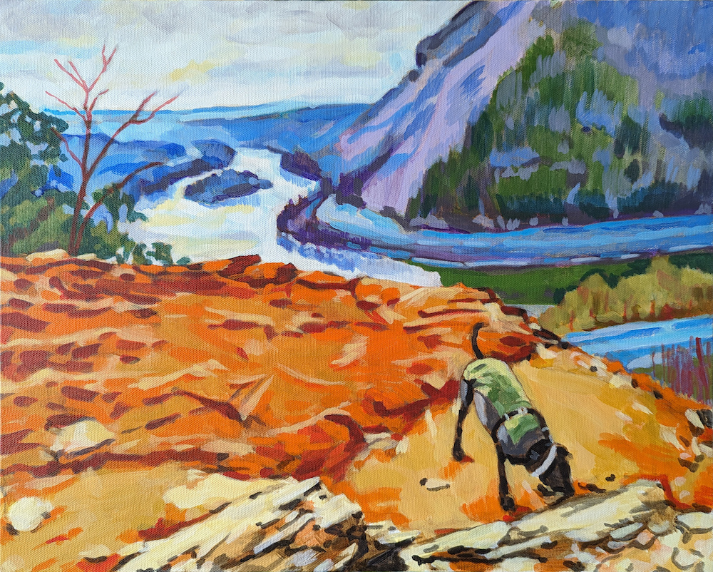 Infinite Overlook, an acrylic painting by aritst Francisco Silva