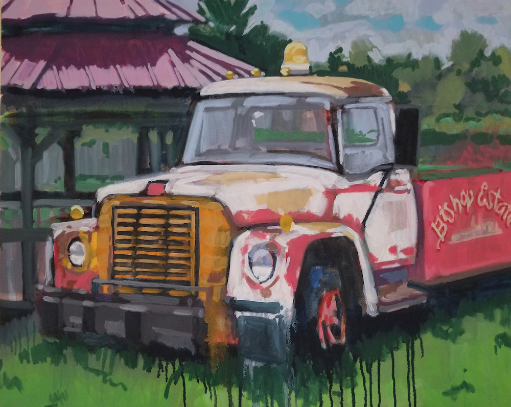 Melting Truck, an oil painting by aritst Francisco Silva