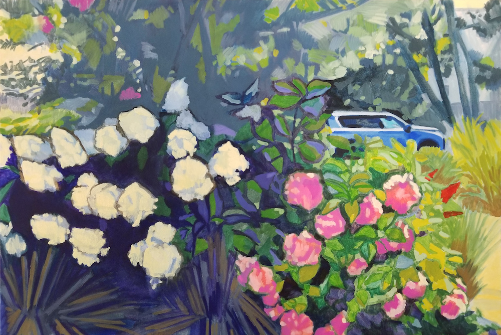 Suburban Landscape, an oil painting by aritst Francisco Silva