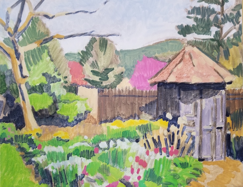 Marietta Garden, an oil painting by aritst Francisco Silva