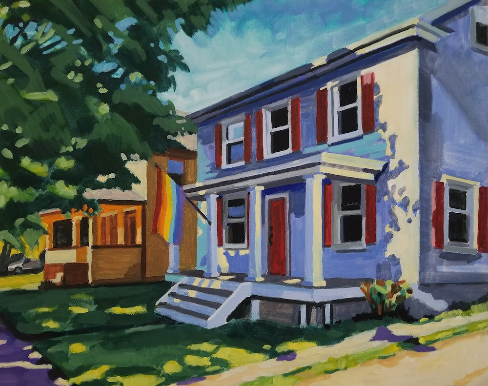 The New America, an oil painting by aritst Francisco Silva
