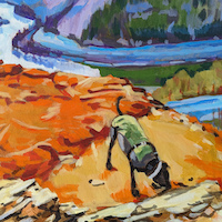 Infinite Overlook, an oil painting by artist Fransciso Silva