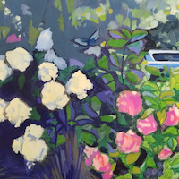 Suburban Landscape, an oil painting by artist Fransciso Silva