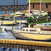 After the Storm, a plein air oil painting by artist Francisco Silva