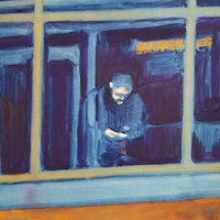 Moving Forward, an oil painting by artist Fransciso Silva
