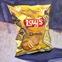 Price Gouged, an oil painting by artist Fransciso Silva